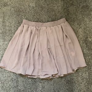 John Galt | Taupe Flowy Mini Skirt